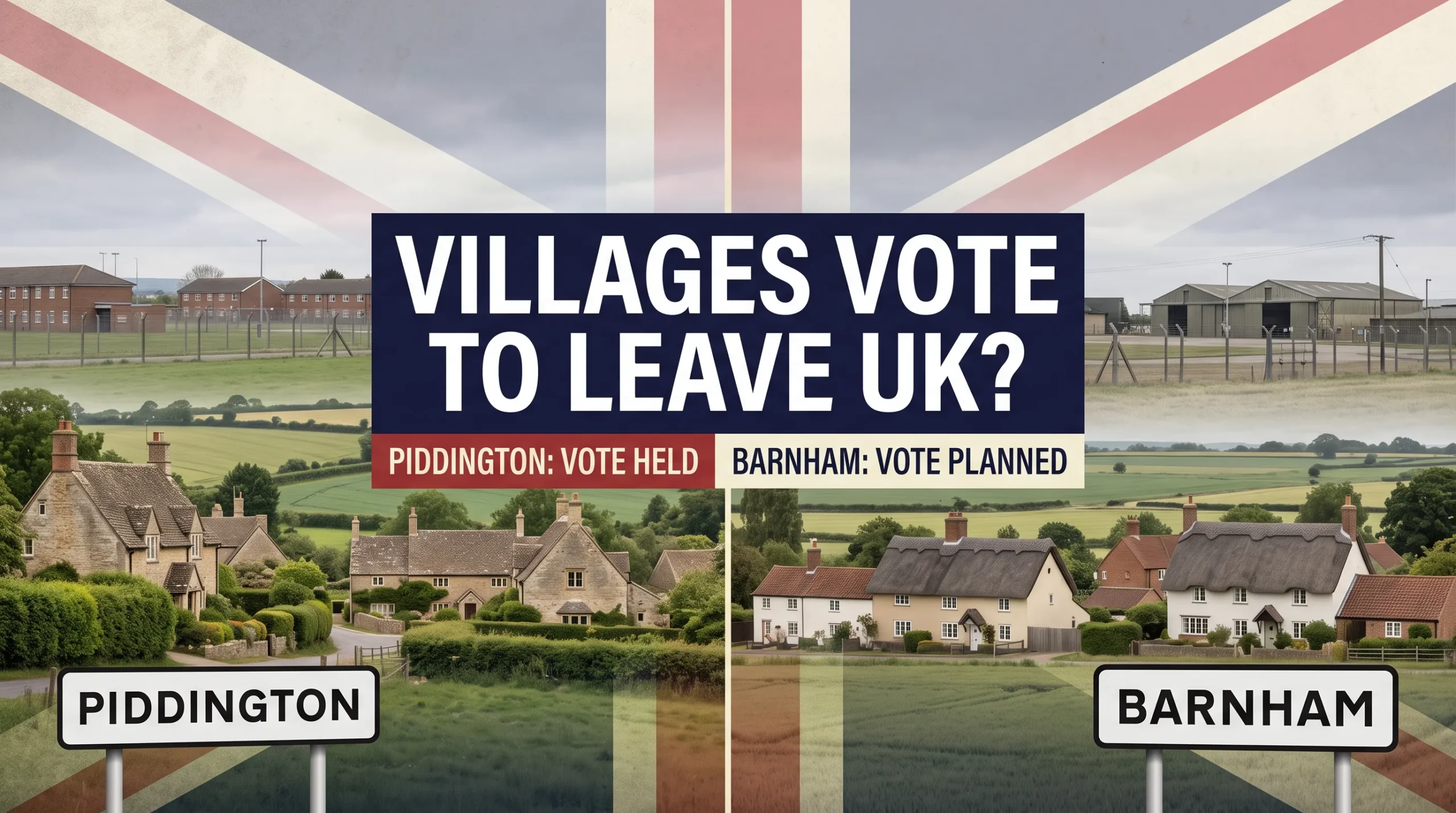 Piddington Piddington votes to ‘leave UK’ as Barnham plans asylum protest referendum